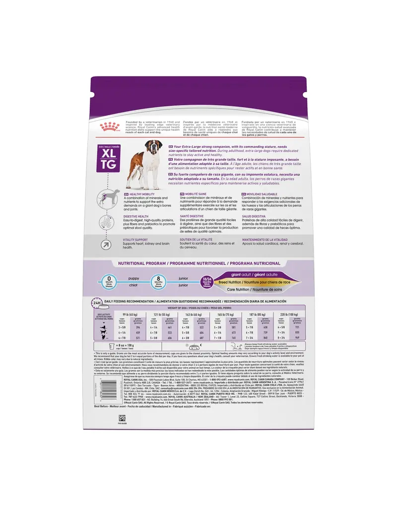Royal Canin Royal Canin géant chien adulte 30lb