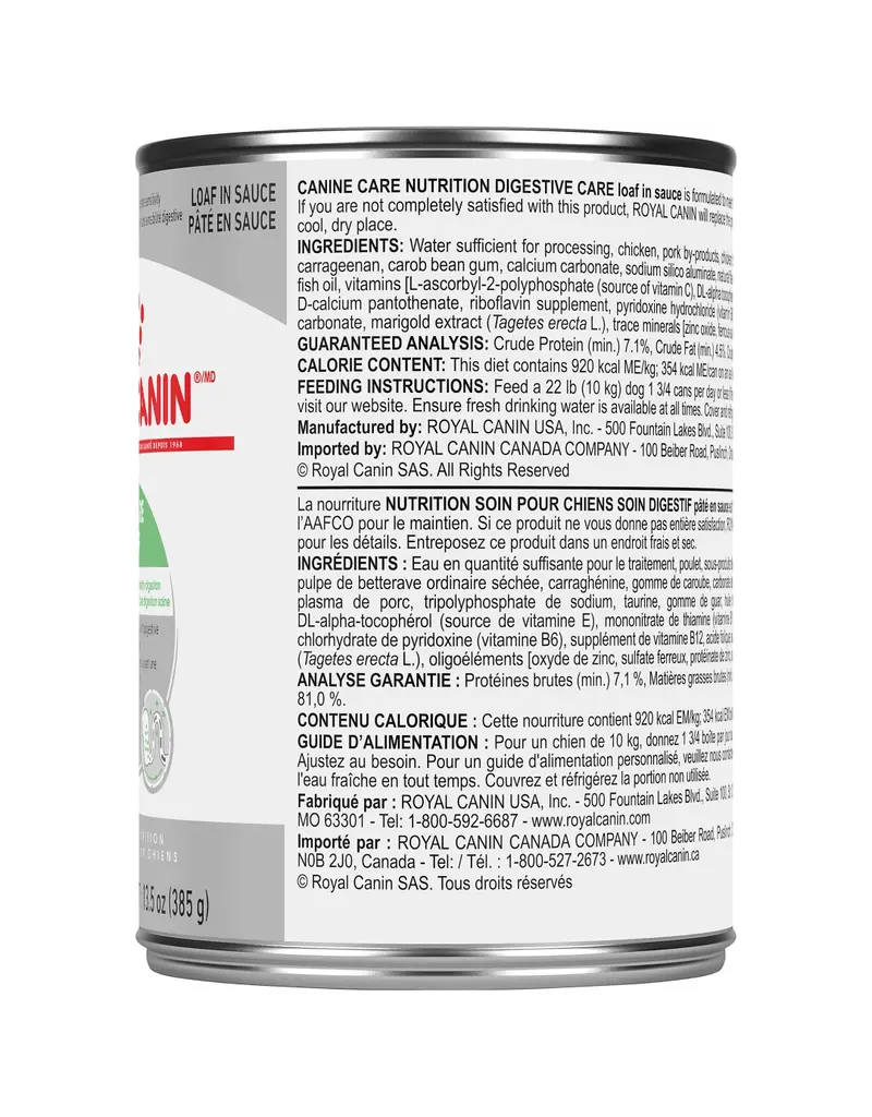 Royal Canin Royal Canin chien conserve soin digestif 385g (12)