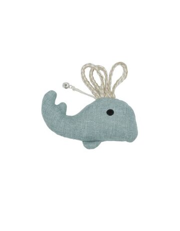 Bud'z Bud'z jouet pour chat tissu recyclé baleine 10cm