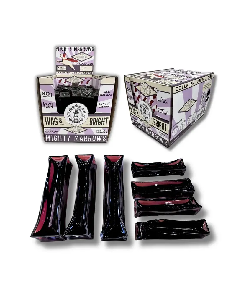Wag & Bright Supply Co. Wag & Bright collagen à mâcher foie de bœuf grand