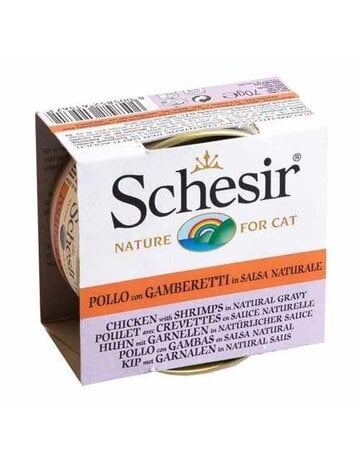 Schesir Scesir chat poulet et crevette 70g (14)