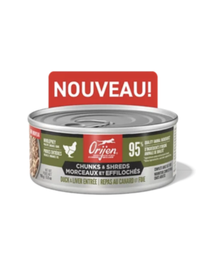 Orijen Orijen conserve effiloché canard et foie (12)