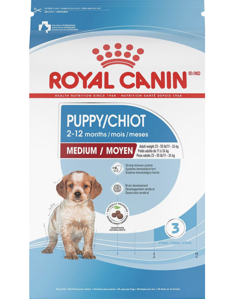 Royal Canin Royal Canin moyen chien chiot 4lb -4-