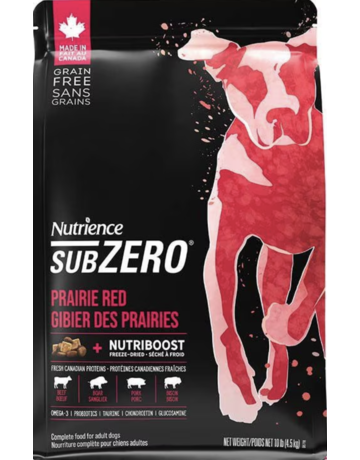 Nutrience Nutrience SubZero chien gibier des prairies 4.5kg