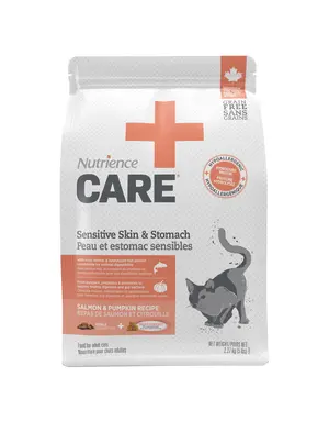 Nutrience Nutrience care+ chat peau et estomac sensible 11lb