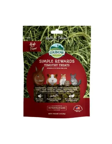 Oxbow Oxbow simple rewards gâteries foin thimothy (1.4oz)
