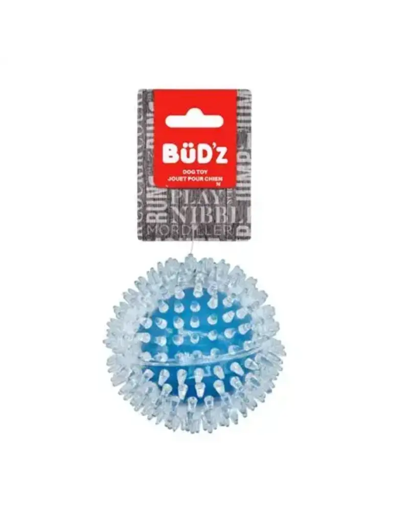 Bud'z Bud'z balle à pointes bleu 9cm