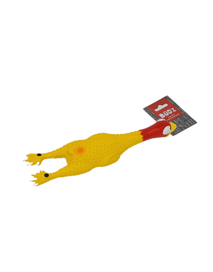 Bud'z Bud'z jouet chien poulet jaune moyen