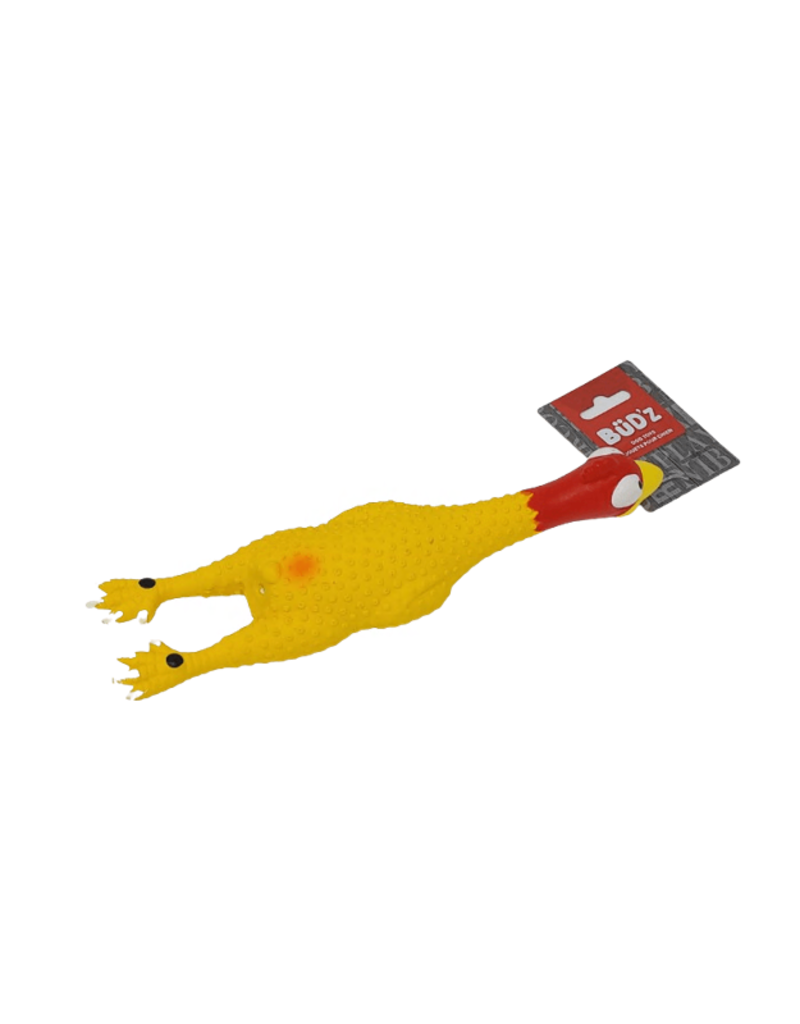 Bud'z Bud'z jouet chien poulet jaune moyen