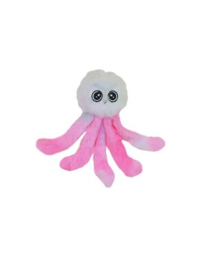 Bud'z Bud'z jouet pieuvre rose et blanc herbe à chat 13.5 cm