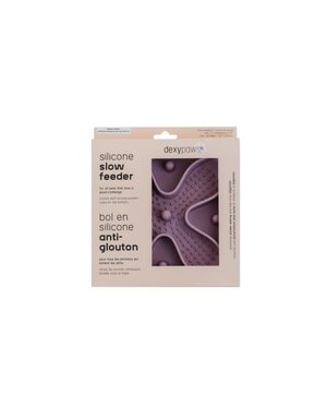 Dexypaws Dexypaws, tapis de léchage en silicone cercle rose poudré