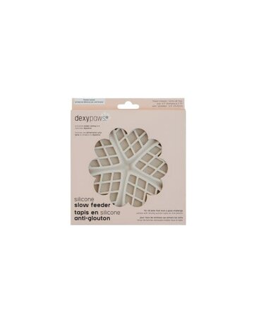 Dexypaws Dexypaws, tapis de léchage en silicone coeurs, crème au beurre