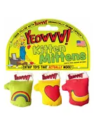 Ducky world Ducky world chat mitaines jaune, rouge, verte assortie à l'unité (3)