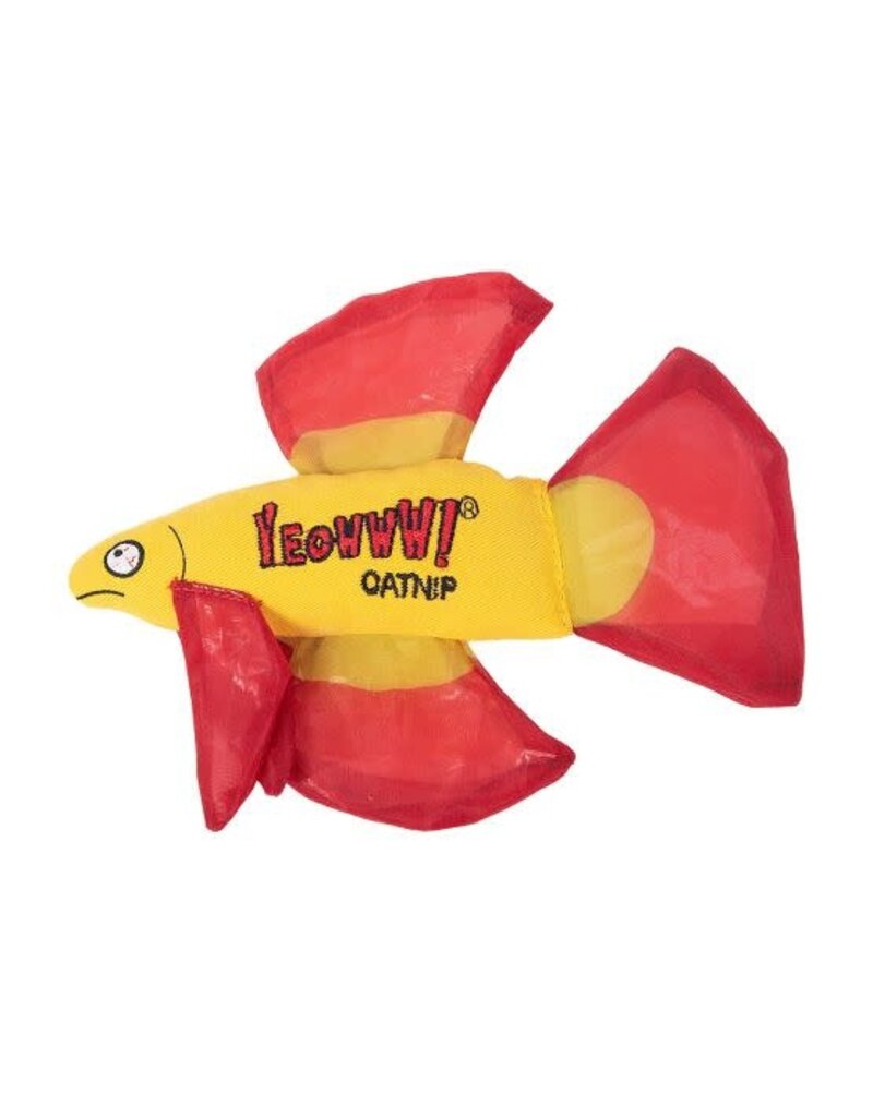 Ducky world Ducky world jouet herbe à chat poisson betta rouge