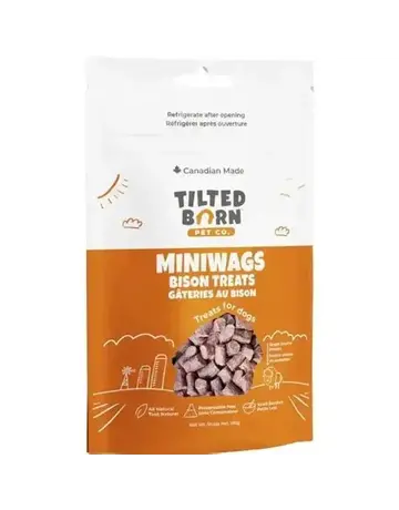 Farm fresh Tilted Barn gâteries miniwags au bison 100g (10)
