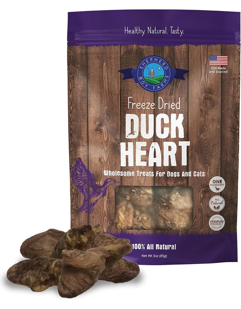 Farm fresh Coeur de canard lyophilisé à l'unité (42 par sac)