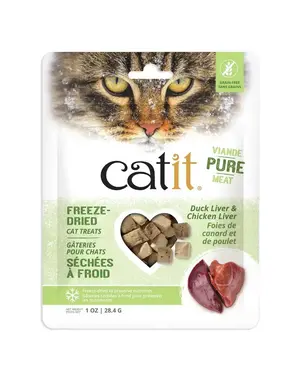 Catit Catit gâteries séchées à froid foie de canard et poulet 28.4 g
