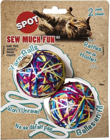 Spot SPOT pelote de laine 2.5 pouce (2pk)