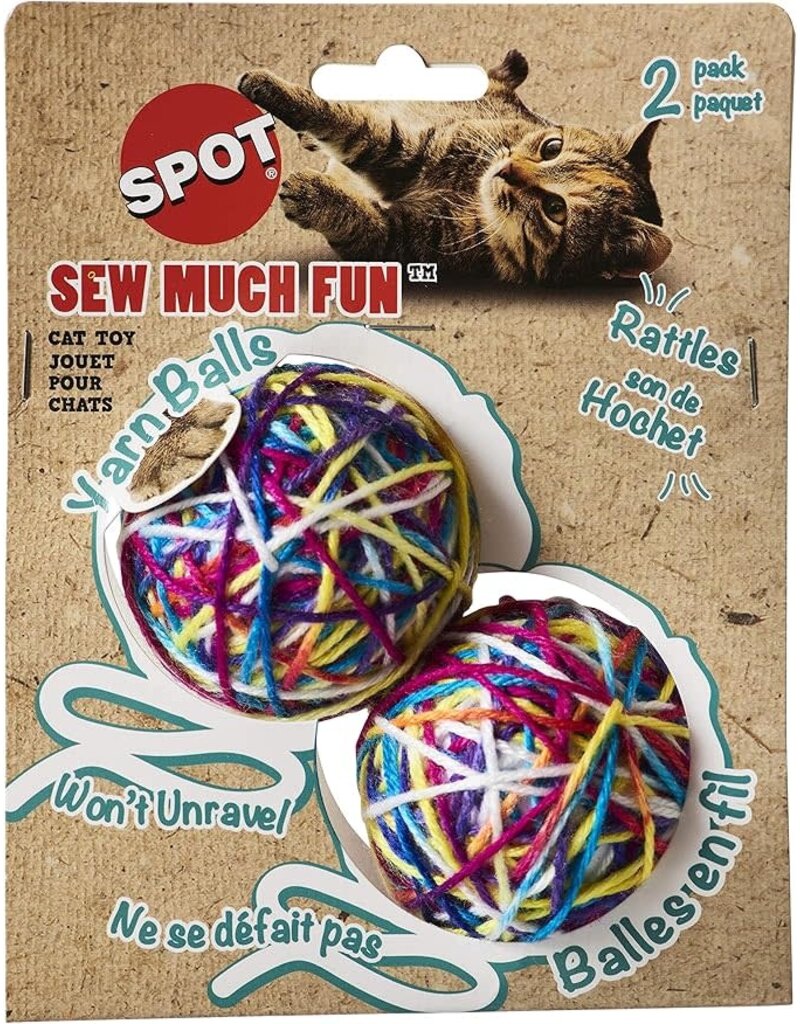 Spot SPOT pelote de laine 2.5 pouce (2pk)