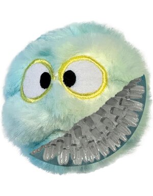 Foufit Foufit balle bleu amusante duveteuse à épines grande