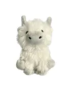 Foufit Foufit peluche vache Highland blanche petite
