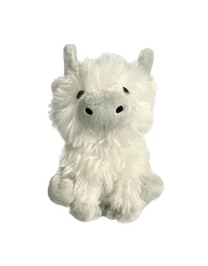Foufit Foufit peluche vache Highland blanche petite