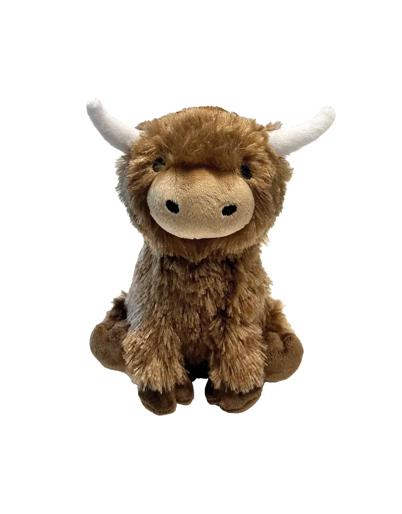 Foufit Foufit peluche vache Highland brune grande