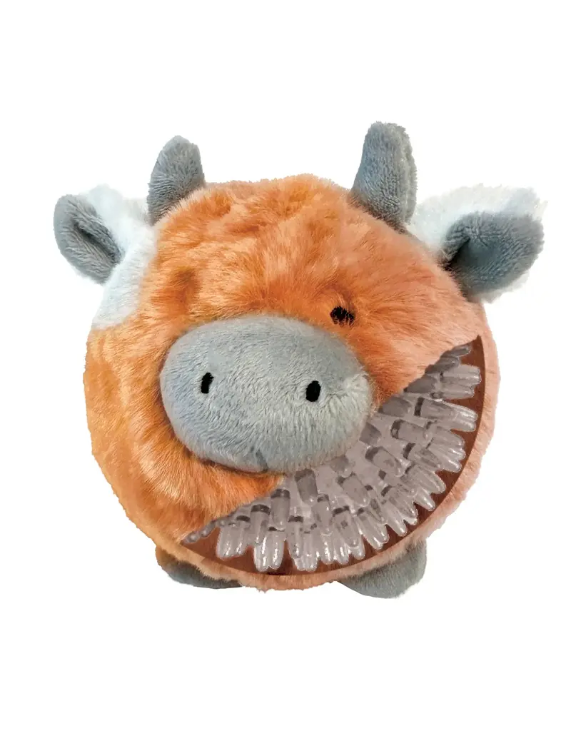Foufit Foufit balle vache orange duveteuse à épines petite