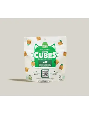 Open Farm Open Farm Cube de viande crue lyophilisée poulet et dinde chat