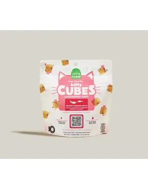 Open Farm Open Farm Cube de viande crue lyophilisée saumon et maquereau chat