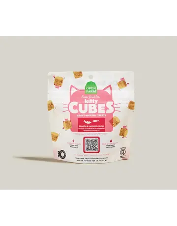 Open Farm Open Farm Cube de viande crue lyophilisée saumon et maquereau chat