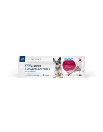 Animora Animora batônnet dentaire aux canneberges  chiens 10-25 kg