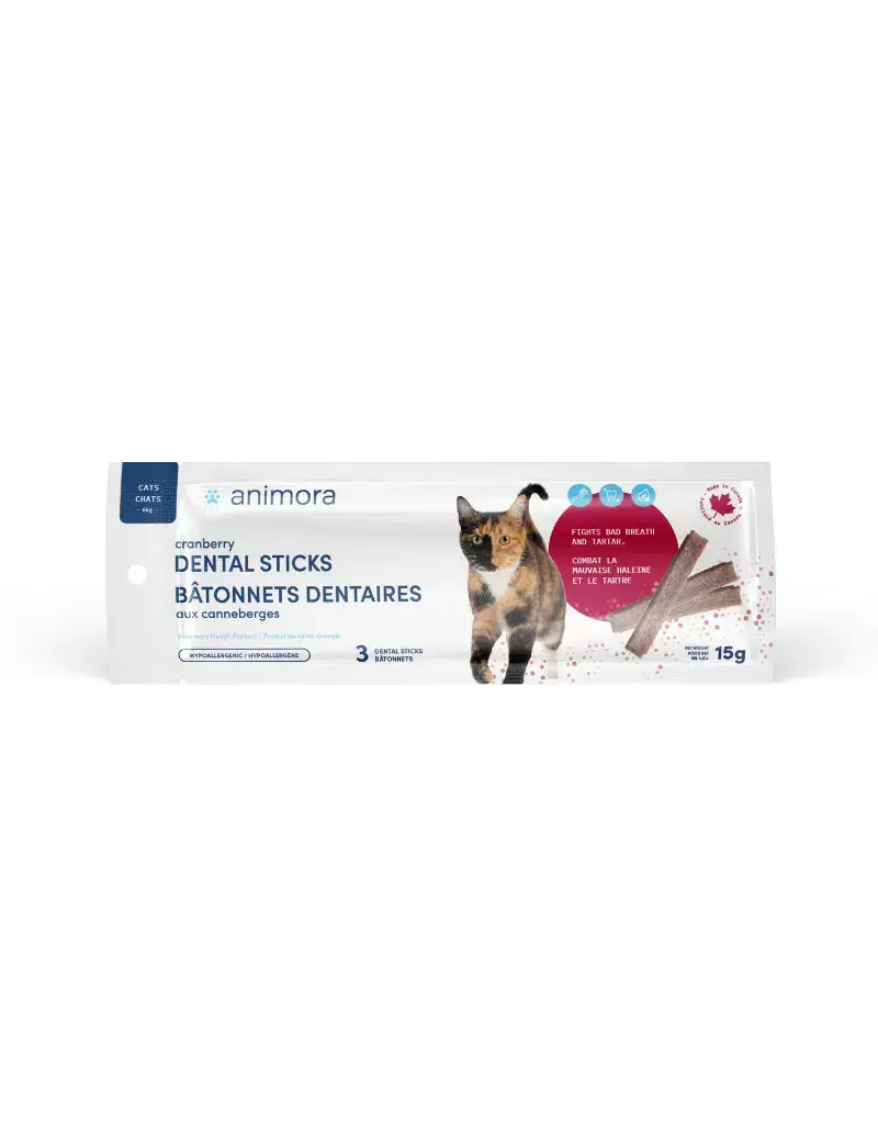 Animora Animora batônnet dentaire aux canneberges chats