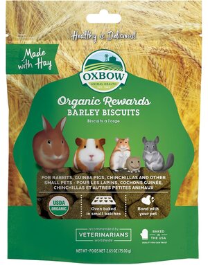 Oxbow Oxbow organic gâteries biscuits d'orge biologique (2.65oz)