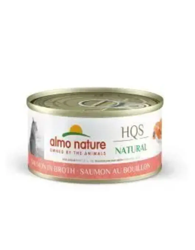 Almo Nature Almo nature HQS conserve chat saumon au bouillon (24) 70gr