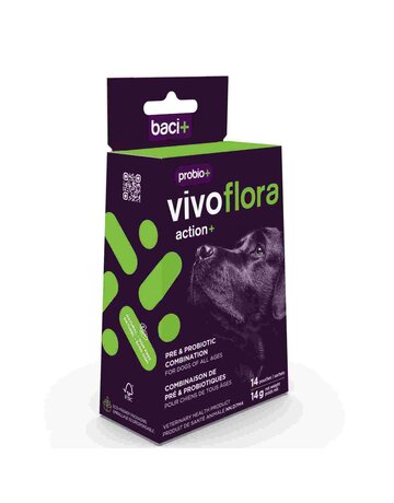 Baci+ Probio+ Vivoflora pour chiens 14 sachets