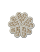 Dexypaws Dexypaws, tapis de léchage en silicone coeurs, crème au beurre