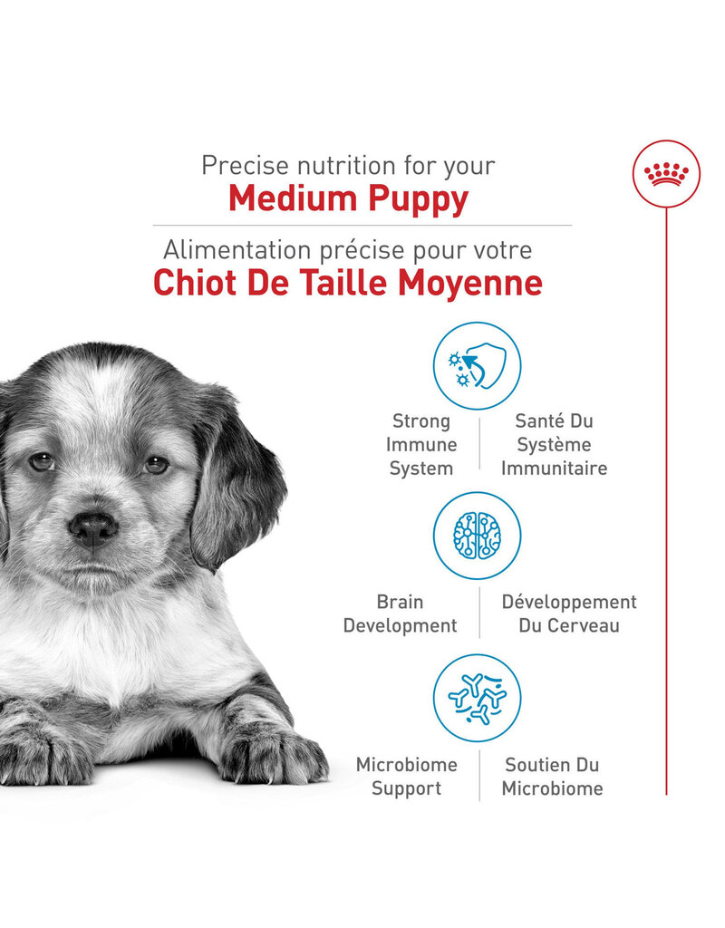 Royal Canin Royal Canin moyen chien chiot 4lb -4-