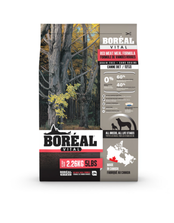 Boreal Boréal Vital, Nourriture pour chien viande rouge sans grains 11.33kg