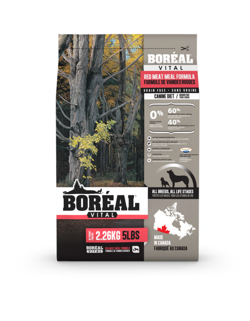 Boreal Boréal Vital, Nourriture pour chien viande rouge sans grains 11.33kg
