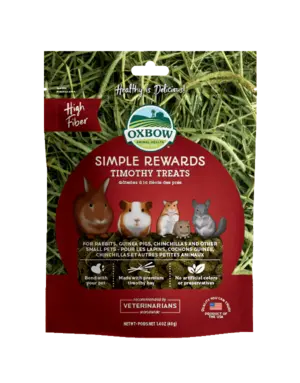 Oxbow Oxbow simple rewards gâteries foin thimothy (1.4oz)