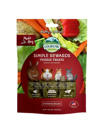 Oxbow Oxbow simple rewards gâteries cuites aux  légumes