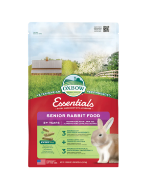 Oxbow Oxbow nourriture pour lapin âgé 5 ans et + 4lbs (8)