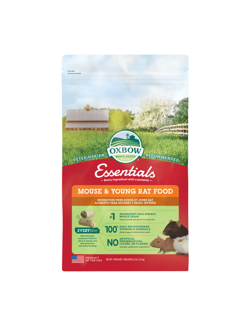 Oxbow Oxbow nourriture pour souris et jeunes rats 2.5lb