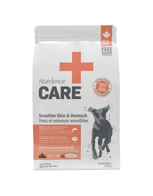 Nutrience Nutrience care+ chien peau et estomac sensible 22lb