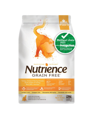 Nutrience Nutrience sans grains chat dinde, poulet et hareng 11lb