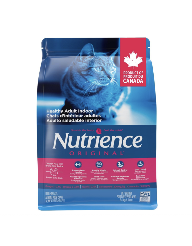 Nutrience Nutrience original chat intérieur adulte poulet et riz 11lb