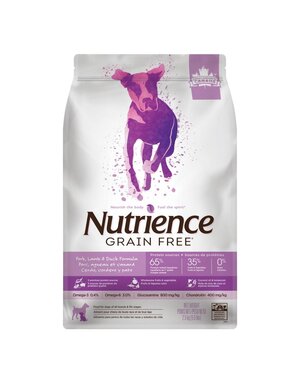 Nutrience Nutrience sans grains chien porc, agneau et canard
