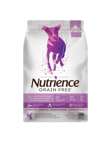 Nutrience Nutrience sans grains chien porc, agneau et canard