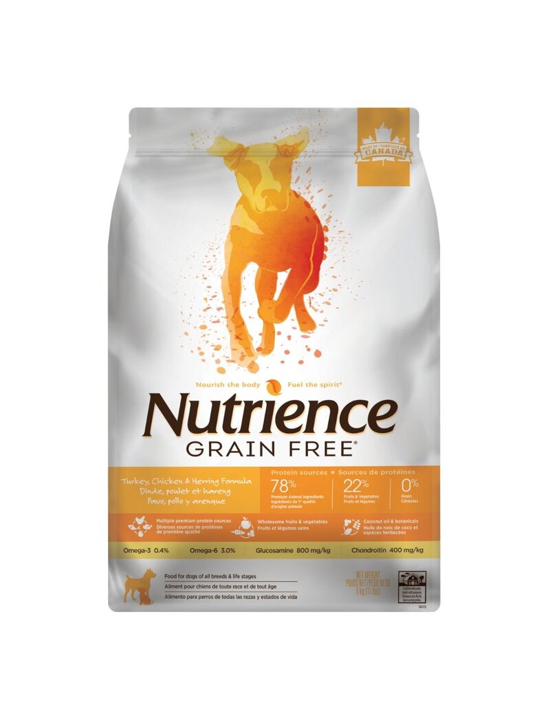 Nutrience Nutrience sans grains chien dinde, poulet et hareng